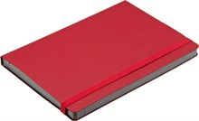 Ежедневник недатированный А5 Сatenella красный в гибкой обложке с резинкой